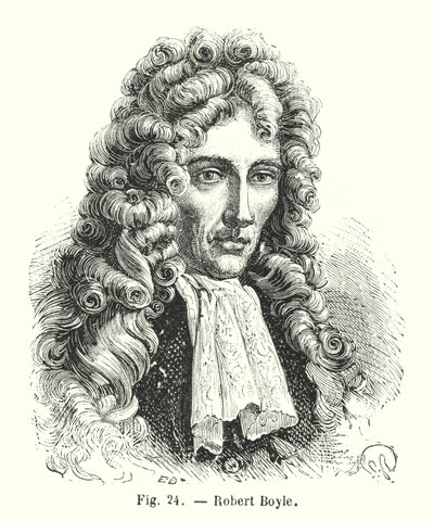 Robert Boyle (engraving) by European School