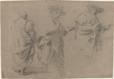 A Judge and Two Gentlemen Lawyers by Eustache Le Sueur