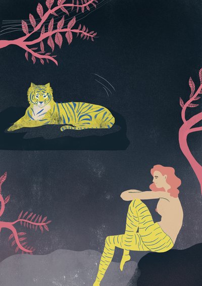 Me and my tiger by Ewelina Skowronska