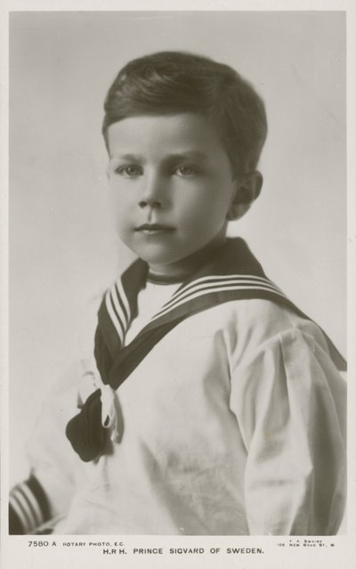 HRH Prince Sigvard of Sweden, 1913 by F.A Swaine