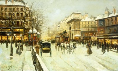 Paris Street Scene by Fausto Giusto