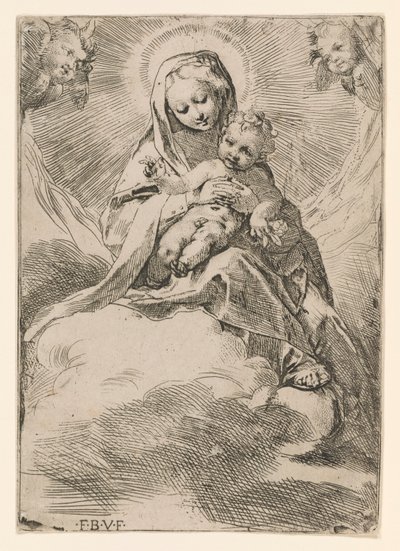 Virgin and Child in the Clouds by Federico Barocci