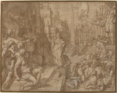 Disputation of Saint Catherine of Alexandria by Federico Zuccaro