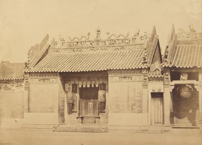 Joss House, Canton by Felice Beato