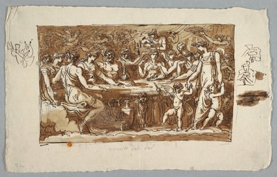 The Feast of the Gods by Felice Giani
