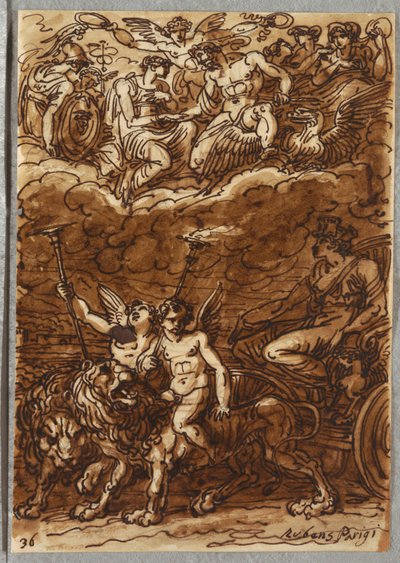 The Marriage of Henry IV by Felice Giani
