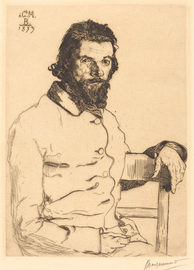 Charles Meryon by Felix Bracquemond