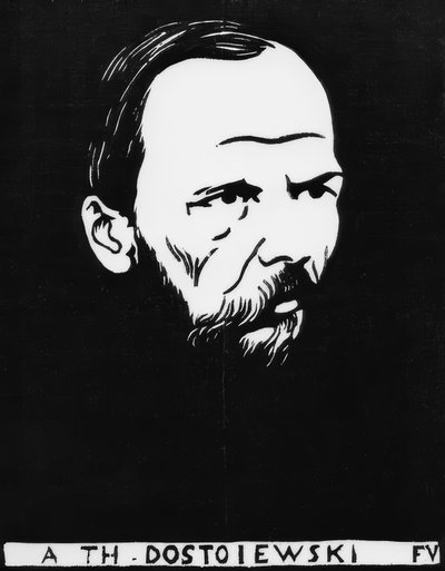 To Th. Dostoevsky by Felix Edouard Vallotton