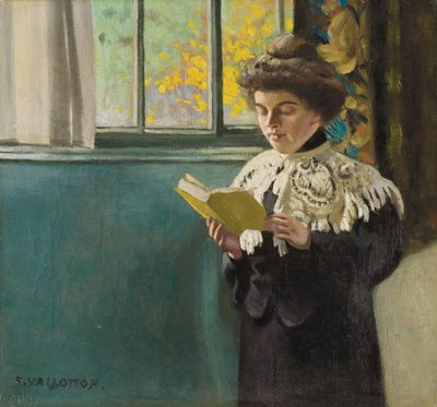 Woman Reading by a Window, c.1904 by Felix Edouard Vallotton
