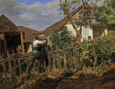 The Neighbors by Ferdinand Georg Waldmuller