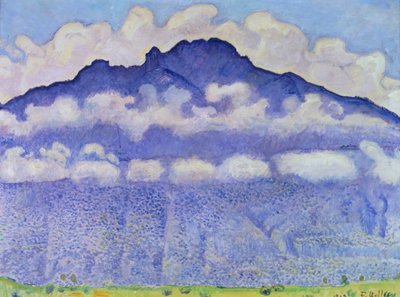 Andey Mountain, View from Bonneville by Ferdinand Hodler