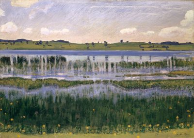 Lake Burgäschi near Langenthal, ca. 1901 by Ferdinand Hodler