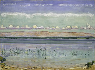 Lake Geneva with Jura Hills by Ferdinand Hodler