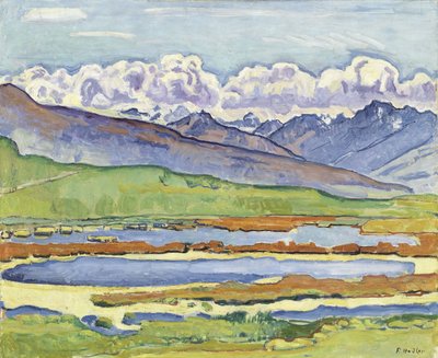 Landscape at Montana by Ferdinand Hodler