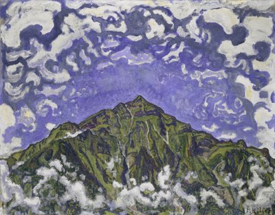 Mount Niesen seen from Heustrich by Ferdinand Hodler