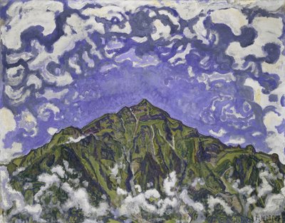 Mount Niesen seen from Heustrich, 1910 by Ferdinand Hodler