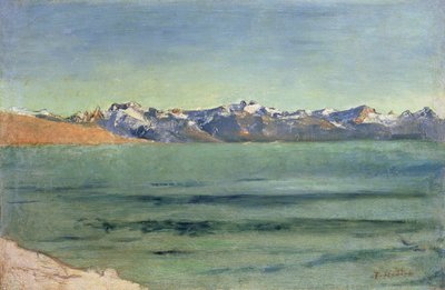 Sunrise Over Mont Blanc by Ferdinand Hodler