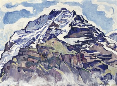 The Jungfrau, as Seen from Muerren by Ferdinand Hodler
