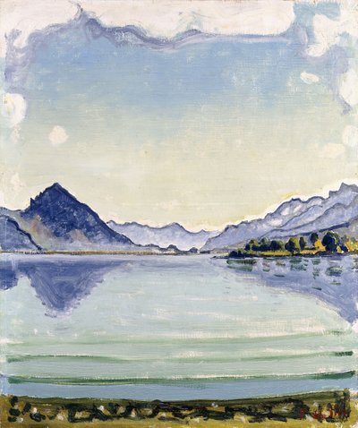 Thunersee at Leissingen by Ferdinand Hodler