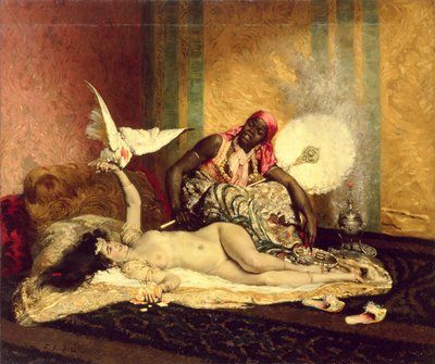 Odalisque (La Sultane) by Ferdinand Roybet