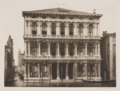 Rezzonico Palace by Ferdinando Ongania