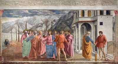 The Tribute Money by Filippino Lippi