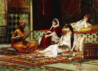 In the Harem, 1881 by Filippo Baratti