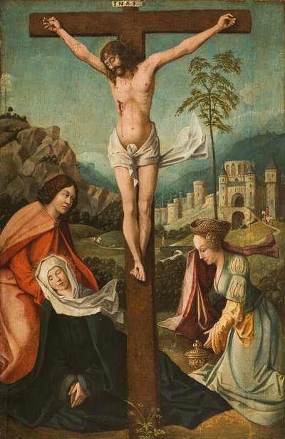 Crucifixion by Flemish School