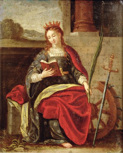 St. Catherine of Alexandria by Flemish School