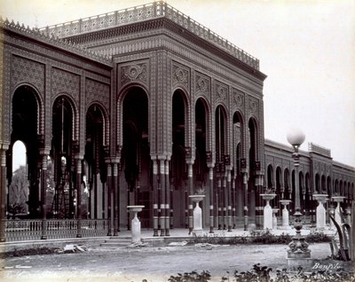 Gazirah Palace in Cairo by Félix Bonfils