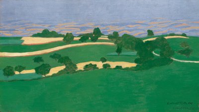 Corn Fields by Félix Vallotton