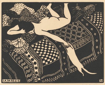Laziness by Félix Vallotton