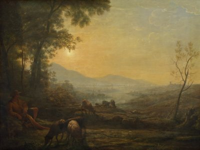 The Herdsman by Follower of Claude Lorrain