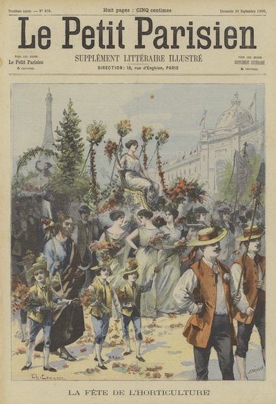 Horticultural Festival in Paris by Fortune Louis Meaulle