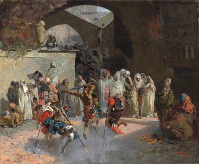 Arab Fantasia by Fortuny y Carbó