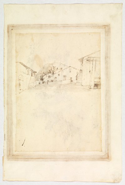 View of a Village by Fra Bartolomeo