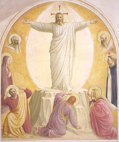 The Transfiguration of Jesus by Fra Giovanni Angelico da Fiesole