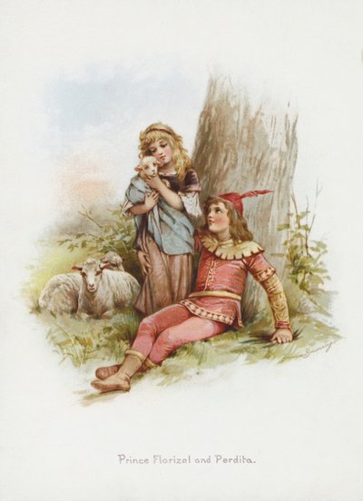 Prince Florizel and Perdita by Frances Brundage