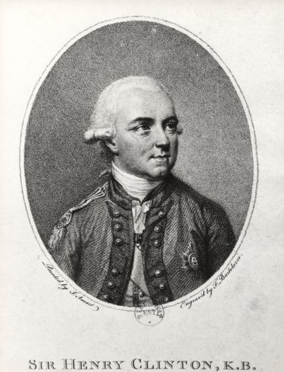 Sir Henry Clinton (1730-95) (engraving) by Francesco Bartolozzi