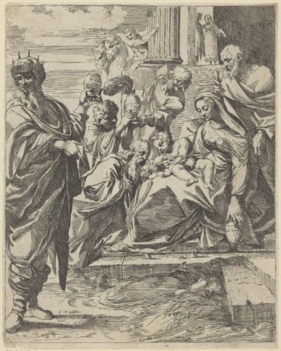 Adoration of the Magi by Francesco Brizio (attributed to)