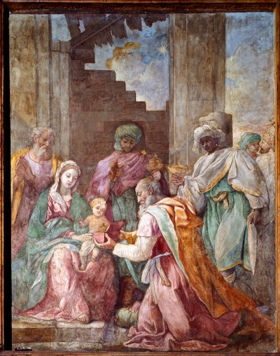 Adoration of the Magi by Francesco Cozza