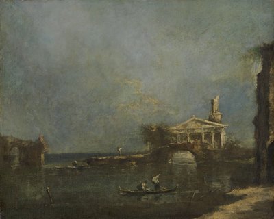 Lagoon Near Venice by Francesco Guardi (attributed to)