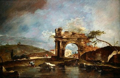 Capriccio by Francesco Guardi
