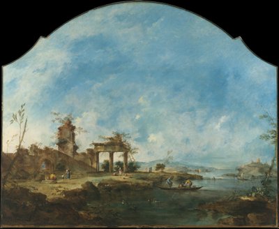 Fantastic Landscape, c.1765 by Francesco Guardi