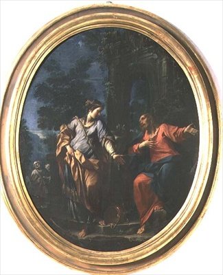 Christ and the Woman of Samaria by Francesco Monti