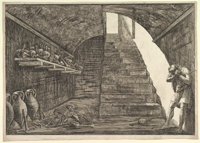 Prison Scene by Francesco Piranesi