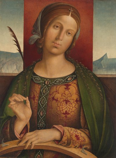 Saint Catherine of Alexandria by Francesco Zaganelli di Bosio (attributed to)