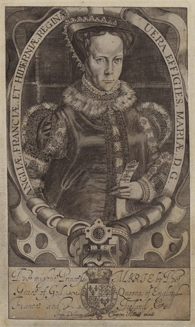 Mary, Queen of Scots by Francis (after) Delaram