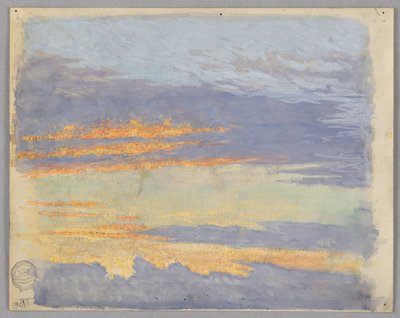 Study of clouds, Rome, Italy by Francis Augustus Lathrop