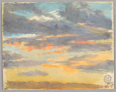 Study of Clouds, Rome, Italy by Francis Augustus Lathrop